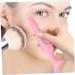 PLAFOPE Silicone Eyeliner Stencil 2pcs Silicone Beauty Ruler Eyelash Spoolies Face Cream Applicator Eyebrow Template With Wings 15.00X4.15X0.50CM Pink-1 - Buy Online on SooperMarket.com