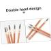 CANIGHT 2pcs Double Ended Eyebrow Pencil with Brush Women Brow Pencil Dark Brown Eyebrow Pencils Wood - Buy Online on SooperMarket.com