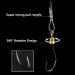 Dyxssm Stainless Steel Fishing Hooks with Leader Rigging - 3 Hook Line Rig for Fishing, 10# Style-b - Buy Online on SooperMarket.com