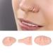 Silicone Nose Mouth Model Set | 3D Soft Practice Nose for Suture Teaching | Reusable Display Mold for Earrings | Light Skin Color - Buy Online on SooperMarket.com
