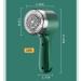 Rechargeable Fabric Shaver & Lint Remover - Electric Sweater Defuzzer with Stainless Blade | International Shipping - Buy Online on SooperMarket.com