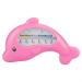 Cute Dolphin Bath Thermometer for Baby - Water Safety Measurement & Indoor Temperature (Rose Red Dolphin - Buy Online on SooperMarket.com