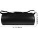 TEHAUX Lumbar Roll for Chair Memory Foam Back with Elastic Strap 3D Back Roll Lumbar Support Black - Buy Online on SooperMarket.com