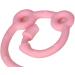 Topincn Pink Silicone Pacifier Clips Adjustable Baby Bottle Straps & Toy Seat Belts - Stretchy Bite Ring Dishwear for Strollers - Buy Online on SooperMarket.com