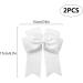 2 Pack 6 inch Bow Hair Clips Large Hair Bow Hair Barrette Clips for Women Girls White Hair Bow for Women - Buy Online on SooperMarket.com