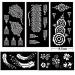 XMASIR 16 Sheets Temporary Henna Tattoo Kit with 87 Reusable Stencils - Indian Arabian Body Art Set - Buy Online on SooperMarket.com