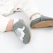 Dotty Fish Soft Leather Baby Shoes for Boys | Non Slip Toddler Shoes | Animal Designs | 0-6 Months - 4-5 Years | Grey Elephant - Buy Online on SooperMarket.com