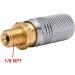 Paintball PCP 1/8 NPT Male Thread Coupler Quick Disconnect Adapter - Ideal for HPA CO2 Air Tank Refills - Buy Online on SooperMarket.com