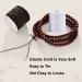 Stretchy String for Bracelets - 1mm Elastic Cord for Jewelry Making - 4 Rolls (2 Black and 2 White) - Buy Online on SooperMarket.com