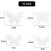 Alegre Edible Butterflies for Cakes - 50 White Decorative Muffin & Birthday Cake Toppers - Buy Online on SooperMarket.com