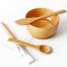 Shop Eco-Friendly Bamboo Mask Mixing Bowl Set with Spoon & Spatula for DIY Skin Care | Ideal for Home & Salon Use - Buy Online on SooperMarket.com