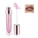 Clear Shimmer Lip Gloss for Women Long Lasting High Shine Shimmer Liquid Lipstick Flash Pearl Colored Lip Oil Polarized Lip Stain Shimmery Finish Waterproof Lip Glaze for Women 02