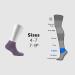 Cosyfeel Women Loose Diabetic Socks | 4-Pack Neuropathy Ankle Socks for Ladies | Super Soft Eco-Friendly Bamboo Material | Durable with Seamless Toe | Multicolour Patterns | 4 Seasons 7-9 1/2 CHALK VIOLET - Buy Online on SooperMarket.com