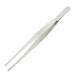 Ruelen 5.5" Silver Tone Stainless Steel Round Tip Tweezers