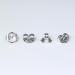 LUCKMORA 14K White Gold Earring Backs | 0.15g AU585 Butterfly Replacements for Studs | Hypoallergenic Pierced Secure Design - Buy Online on SooperMarket.com