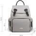 VS VOGSHOW Diaper Bag Backpack: Stylish & Durable Gray Maternity Nappy Bag - Buy Online on SooperMarket.com