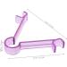 BELLIFFY Lip Muscle Trainer Lips Lips Trainer Mouth Trainer Face Exerciser Mouth Muscle Tightener Lip Exerciser Mouth Tightener Lips Muscle Exerciser Lips Shaper 9.30X7.70X1.50CM Purple - Buy Online on SooperMarket.com