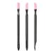 Sanwood 3-part nail polishing pencils double-headed stone nail files multi-purpose repair trimmer polishing brushes DIY manicure nail art tools Black