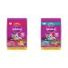 WHISKAS Meaty Selections Dry Cat Food with Real Chicken 4kg Bag & Dry Cat Food with Real Tuna 4 kg Bag