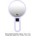 5X Magnifying Makeup Mirror Folding Adjustable Cosmetic Mirror Travel Portable Makeup Mirror (Purple) - Buy Online on SooperMarket.com