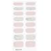 Semi Cured Gel Nail Polish Strips Adhesive Gel Nail Art Stickers Lasting Glitter Gel Nail Wraps Sticker with Nail File Semi Cured Gel Nail Stickers for Toes White with Uv Light Bsg0318