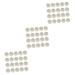 Toyvian 60 Pcs Breast Pads Individually Wrapped Bag Pads for Breastfeeding Reusable Pads Super Strong Ecological Cotton White Mother Postpartum Supplies