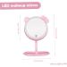 1PC Makeup Mirror with Light Vanity Mirror Rechargeable Touch Sensor LED Cosmetic Mirror for Travel Bedroom. - Buy Online on SooperMarket.com