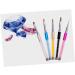 EXCEART Nail Paint Marker Nail Liner Pens Nail Dotting Pen Nail Art Dotting Pen Nail Art Pen Nail Drawing Pen Nail Marker Pen Acrylic Nail Brush Manicure Tools Embellishment Pen Crystal medium Silver - Buy Online on SooperMarket.com