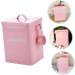 COOLHIYA 1pc Washing Storage Sealing Storage Case Laundry Room Trash Can Iron Pink - Buy Online on SooperMarket.com