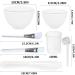 7-in-1 Face Mask Mixing Bowl Set | SPA Quality Tool Kit with Brushes Silicone Bowls Spatula & Measuring Tools for Flawless Skincare - Buy Online on SooperMarket.com