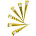 ALMAS 6 PACK Henna Cones for women 100% natural ready to use henna tubes paste hair color hair dye-reddish brown color 30g Each cone