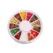 Nail art piece1box Creative Nail Art Decoration Cute Finger Nail Fresh Fruit Multi Usage Polymer Clay Fruit Rods Sticks (12 Pattern)