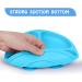 Vicloon Baby Silicone Suction Plates 2Pcs - Non Slip Divided Dishes for Toddler Self Feeding - Blue/Green - Buy Online on SooperMarket.com