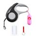 Ruayia New classic pull -out leash for dogs up to 52 kg - ultra -high belt - 360 guide and braking system - 5 m - black 5m black