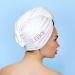 Sleek'e Microfiber Hair Wrap - Ultra Absorbent Spa-Quality Anti-Frizz Turban Twist Towel for Faster Drying - White - Buy Online on SooperMarket.com
