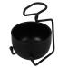 1 Set of Razor Stand Shaving Brush Stand Stainless Steel Shaving Soap Bowl Shaving Cup Holder for Bathroom Supplies