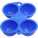 GLEAVI 6 Pcs Eggs 2 Grids Egg Case for Bbq Snap Lock Egg Holder for Fishing Barbecue Storage Box Travel As Shownx3pcs Mx3pcs - Buy Online on SooperMarket.com