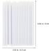 PLAFOPE 100pcs Disposable Eyeliner Brush Makeup Eyeliner Wand Cosmetic Eye Wands Make up Kit White 9x6.5cm White - Buy Online on SooperMarket.com