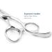 Kinsaro 5.5 Barber Scissors - Professional 440C Hair Cutting Shears with Silvery Convex Blades - Buy Online on SooperMarket.com