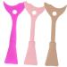 NOLITOY 3pcs Eyeliner Eyeshadow Baffle Miss Make up Eyelash Brush