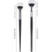 Veeteah Folding Angle Scalloped Lash Brush - Eyebrow Brush Mascara Fan Brush - Eyebrow and Eyelash Brush with Soft Bristles for Girlfriend Mother Wife - Buy Online on SooperMarket.com