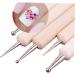 PiniceCore 5pcs 2 Way Wooden Dotting Pen Set - Marbleizing & Nail Art Tools Kit for Perfect Designs | International Shipping Available - Buy Online on SooperMarket.com