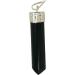 Raw Black Tourmaline Pendant Crystal Pencil Pendant Gemstone Pendant with Wax Cord Rope Chain for Necklace Crystal Stone Used Boost Confidence Perfect Meditation kit - Buy Online on SooperMarket.com