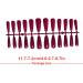 Dajidafu 1 Set French Tip Press on Nails Extra Long Artificial Glittery Toe Tips Adhesive Tabs Art Decals Gifts Decorations rosered - Buy Online on SooperMarket.com
