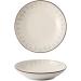 Dinnerware Dishes Plates Ceramic Plate Household Dish Dish White Circular Kitchen Restaurant Dish Simple Line Shape Deep Plate Soup Plate Vintage Dish Set of 4/6 Dinner Restaurant Family Party Plates Medium B - Buy Online on SooperMarket.com