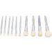 Powder Brush 10 Pieces Ergonomic Professional Makeup Brush Set Soft Skin-Friendly for Party and Daily Life - Buy Online on SooperMarket.com