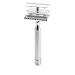 MHLE TRADITIONAL R41 Double Edge Safety Razor - Premium Barbershop Quality for Smooth Shave Chrome Finish - Buy Online on SooperMarket.com