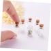 Zerodeko 200 Pcs Cork Bottle Glass Bottles with Cork Stoppers Transparent Glass Bottles Diy Wishing Bottle Jar Necklace Mini Wish Bottle Pendant Glass Bottle Small Drifting Bottle - Buy Online on SooperMarket.com