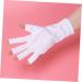 Mikinona Gel Manicure Gloves 1 Pair Anti Uv Glove Nail Half-Finger Gloves Chinese Wooden Pillow Cotton Glove Silicone Ear Display Uv Shield Glove White Manicure Manicure Glove - Buy Online on SooperMarket.com