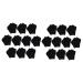 minkissy 20 Pairs Silicone Heel Socks Heel Socks for Dry Cracked Feet Cracked Heels Moisturizing Heel Socks Spa Socks Foot Protectors for Feet Portable Heel Socks Toe Socks Comfortable